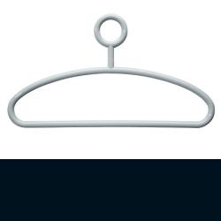HEWI Kleiderb�gel B�gel 440 mm tief-schwarz mit Steg mit drehbarer �se 571.4-90 Hosenb�gel