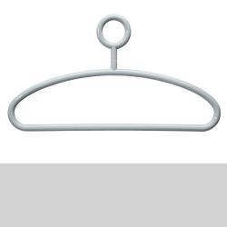 HEWI Kleiderb�gel B�gel 440 mm licht-grau mit Steg mit drehbarer �se 571.4-97 Hosenb�gel