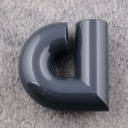 HEWI Hausnummer Buchstabe -A- anthrazit-grau 702.165.A-92 Serie Beschl&auml;ge T&uuml;rzubeh&ouml;r