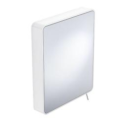 HEWI Kippspiegel mit Hebel rechts 580 x 680 mm weiss 800.01.10060 System 800