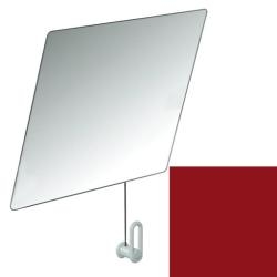 HEWI Kippspiegel mit Seil 600 x 540 mm rubin-rot 801.01.100-33 Serie 801