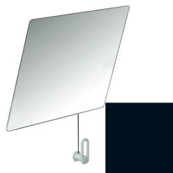 HEWI Kippspiegel mit Seil 600 x 540 mm tief-schwarz 801.01.100-90 Serie 801