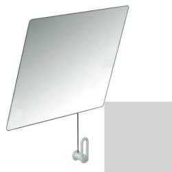 HEWI Kippspiegel mit Seil 600 x 540 mm licht-grau 801.01.100-97 Serie 801