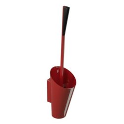 HEWI WC-B�rstengarnitur rubin-rot wandh�ngend 801.20.100-33 Serie 801
