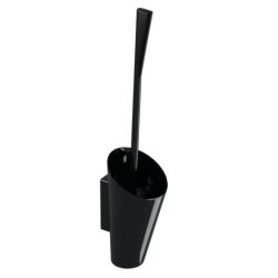 HEWI WC-B�rstengarnitur tief-schwarz wandh�ngend 801.20.100-90 Serie 801