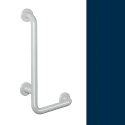 HEWI Reha Winkelgriff 400 / 900 mm stahl-blau 90� Haltegriff 801.22.110-50 Serie 801