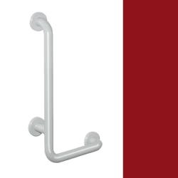 HEWI Reha Winkelgriff 500 / 1000 mm rubin-rot 90� Haltegriff 801.22.140-33 Serie 801