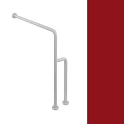 HEWI Reha Bodenst�tzgriff Wandst�tzgriff rubin-rot 850 x 834 mm 801.22.400-33 Serie 801