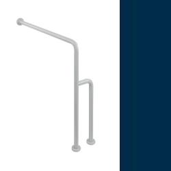 HEWI Reha Bodenst&uuml;tzgriff Wandst&uuml;tzgriff stahl-blau 850 x 834 mm 801.22.400-50 Serie 801