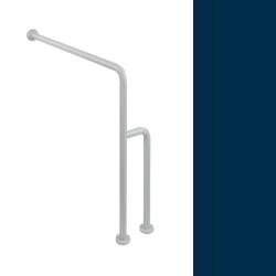 HEWI Reha Bodenst�tzgriff Wandst�tzgriff stahl-blau 850 x 834 mm 801.22.400-50 Serie 801