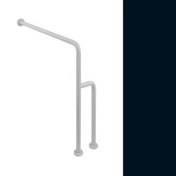 HEWI Reha Bodenst�tzgriff Wandst�tzgriff tief-schwarz 850 x 834 mm 801.22.400-90 Serie 801
