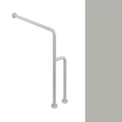 HEWI Reha Bodenst�tzgriff Wandst�tzgriff fels-grau 850 x 834 mm 801.22.400-95 Serie 801