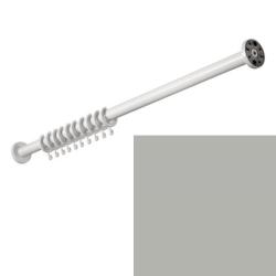HEWI Duschvorhangstange gerade 1000 mm fels-grau Vorhangstange 801.34.400-95 Serie 801