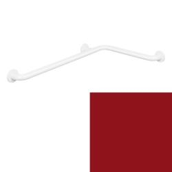 HEWI Reha Duschhandlauf 762 / 474 mm rubin-rot 801.35.100-33 Wannenhandlauf Serie 801