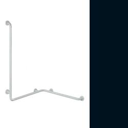 HEWI Reha Duschhandlauf 900 / 762 / 762 mm tief-schwarz 801.35.200-90 Wannenhandlauf Serie 801