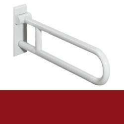 HEWI Reha St�tzklappgriff 900 mm rubin-rot drehbar ohne Armpolster 801.50.130-33 Serie 801