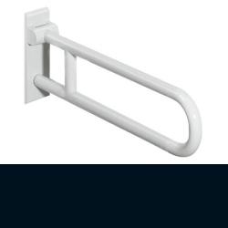 HEWI Reha St�tzklappgriff 900 mm tief-schwarz drehbar ohne Armpolster 801.50.130-90 Serie 801
