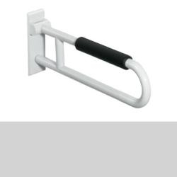 HEWI Reha St�tzklappgriff 900 mm licht-grau drehbar mit Armpolster 801.50.131-97 Serie 801