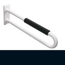 HEWI Reha Wandst�tzgriff 700 mm tief-schwarz mit Armpolster 801.50.311-90 Serie 801
