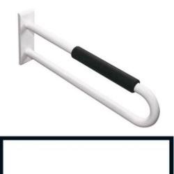 HEWI Reha Wandst�tzgriff 700 mm rein-weiss mit Armpolster 801.50.311-99 Serie 801