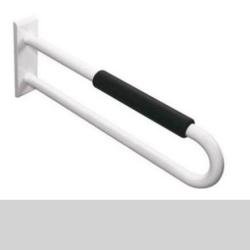 HEWI Reha Wandst�tzgriff 850 mm licht-grau mit Armpolster 801.50.321-97 Serie 801
