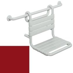 HEWI Duschsitz Einh�ngesitz klein rubin-rot Serie 801 Barrierefrei Hilfsmittel 801.51.100-33