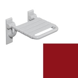HEWI Duschsitz Klappsitz klein rubin-rot Barrierefrei 801.51.200-33 Duschklappsitz Serie 801