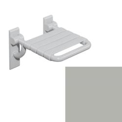 HEWI Duschsitz Klappsitz klein fels-grau Barrierefrei 801.51.200-95 Duschklappsitz Serie 801