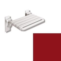 HEWI Duschsitz Klappsitz gross rubin-rot Barrierefrei 801.51.210-33 Duschklappsitz Serie 801