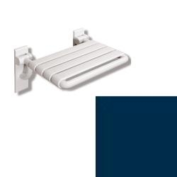 HEWI Duschsitz Klappsitz gross stahl-blau Barrierefrei 801.51.210-50 Duschklappsitz Serie 801