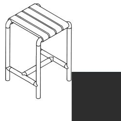 HEWI Duschhocker Hocker Badhocker anthrazit-grau Duschsitz Barrierefrei 801.51.300-92 Serie 801