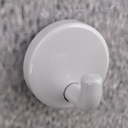 HEWI Haken Einzelhaken fels-grau 30 mm lang Rosette 40 mm 801.90.010-95 Wandhaken Handtuchhaken