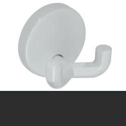 HEWI Doppelhaken Haken anthrazit-grau 31 mm lang Rosette 40 mm 801.90.020-92 Handtuchhaken Wandhaken
