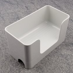 HEWI Ablagebox licht-grau f�r HEWI-Stangen 33 mm 802.03.200-97 Serie 802 Lifesystem