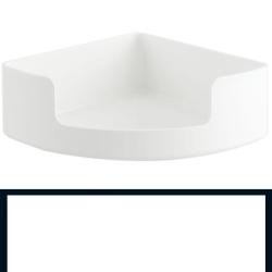 HEWI Eckablage rein-weiss f�r HEWI-Stangen 33 mm 802.03.210-99 Serie Life System 802
