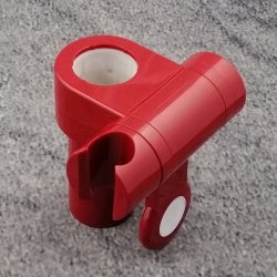 HEWI Brausehalter rubin-rot 950.33.E0190-33 f&uuml;r Brausestange / Duschhandlauf Serie 801 / 802