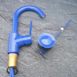 Hansgrohe Talis S Waschtischarmatur ultramarinblau 32070 Waschtischmischer 32070000-PB blau