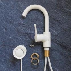 Hansgrohe Talis S Waschtischarmatur weiss 32070 Waschtischmischer 32070000-WE RAL 9010 reinweiss
