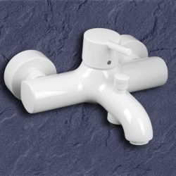 Hansgrohe Talis S Wannen-Armatur weiss 32420 Einhand-Wannenmischer 32420000-WE RAL 9010 reinweiss