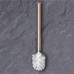Hansgrohe Atoll WC-B�rste Griff satinox 40089810 B�rstenkopf weiss 40089 f�r B�rstenhalter 40535