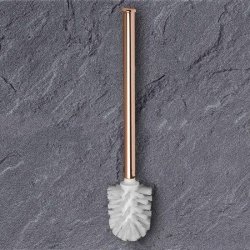 Hansgrohe Axor Carlton WC-B&uuml;rste messing 40089840 B&uuml;rstenkopf weiss 40089 f&uuml;r B&uuml;rstenhalter 40335 edelmessing