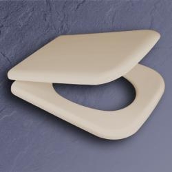 Ideal Standard WC-Sitz Tonca bahamabeige mit Deckel Scharniere chrom K700511