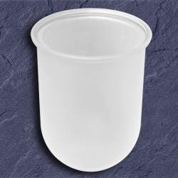 Keuco Novo Ersatzglas Kristallglas mattiert 00464 f�r Toilettenb�rstengarnitur 00364