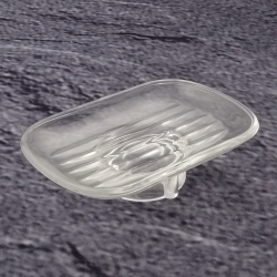 Keuco Apollo Echtkristall-Seifenschale Ersatz-Glas klar oval 00655 f�r Seifenablage 00655