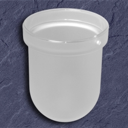 Keuco Mango Ersatzglas Kristallglas matt 03764 f�r Toilettenb�rstengarnitur 03764 B�rstenglas