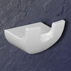Keuco Elegance NEU Handtuchhaken doppelt 11613 weiss 11613010000-WE RAL 9010 Doppelhaken Haken