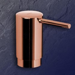 Keuco Elegance NEU Schaumseifenspender 93 mm 11649 kupfer-poliert 11649010100-KU Platteneinbau