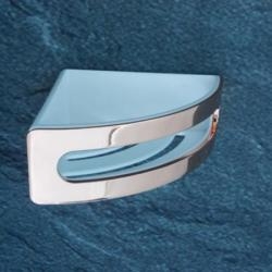 Keuco Elegance NEU Eckschwammkorb 11657 kupfer-poliert weiss 11657010000-KU Seifenkorb Duschkorb