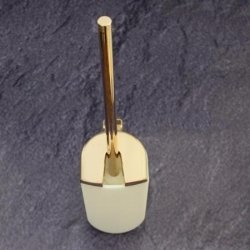 Keuco Elegance NEU Toilettenb�rstengarnitur edelmessing 11664 mit Deckel 11664010100-EM edel-messing