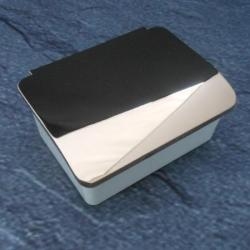Keuco Elegance NEU Feuchtpapierbox edelmessing 11667 Porzellan weiss mit Deckel 11667013000-EM
